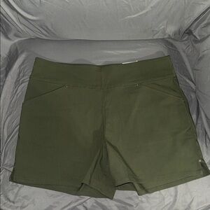 INC International Concepts High Waist Olive Shorts